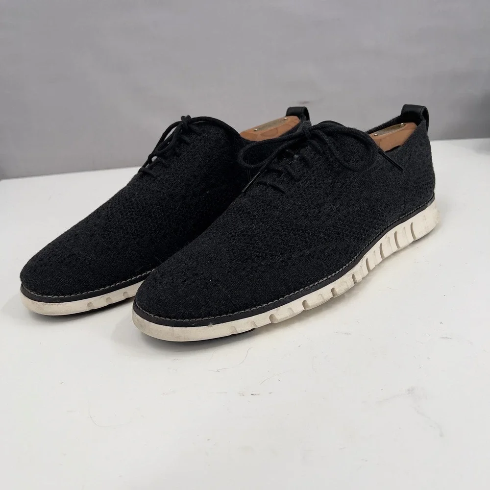 Cole Haan Zerogrand Stitchlite Mens Wingtip Oxford‎ Wool Gray C28894 10.5